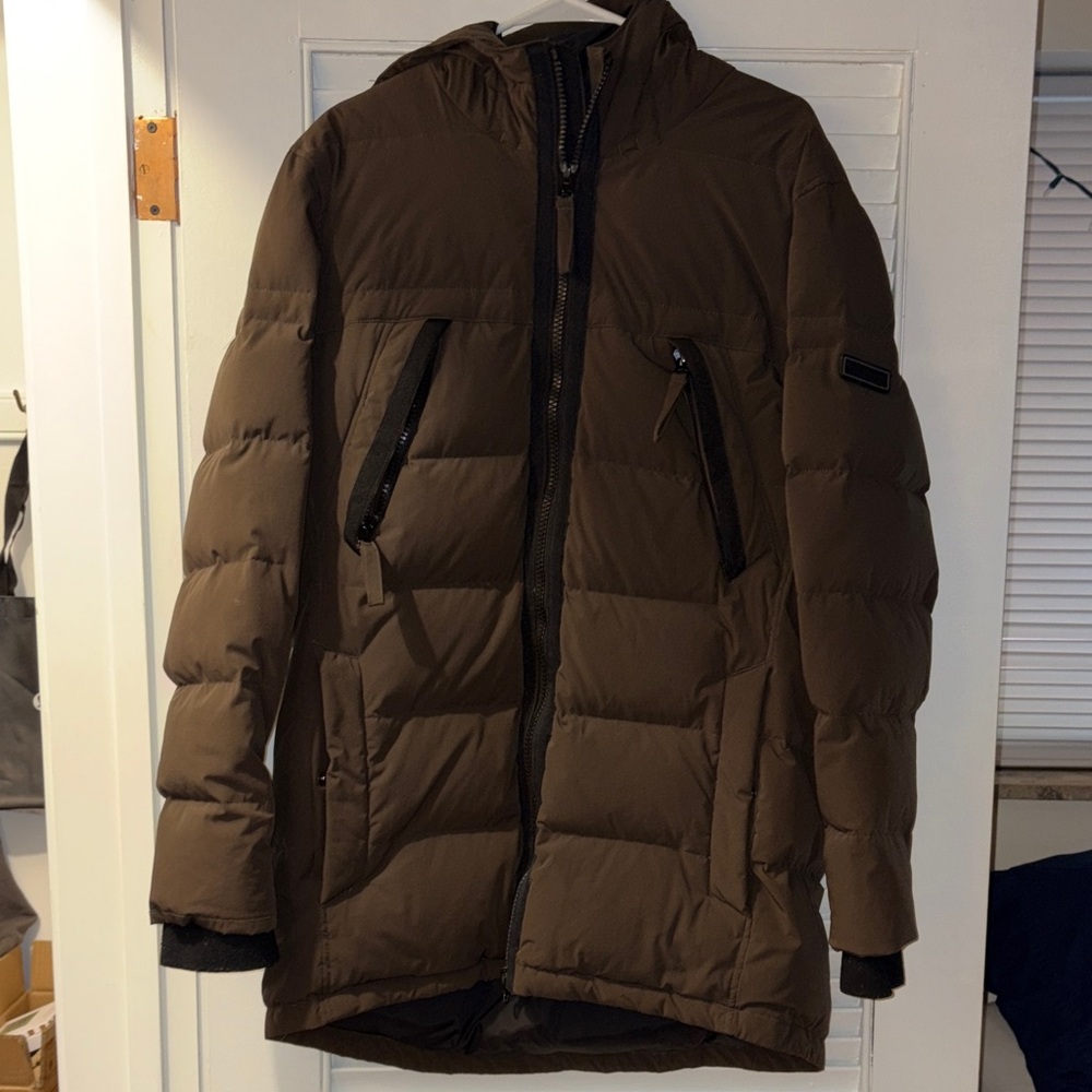 Trendy Marc New York Men's Dark Brown Puffer Jacket🔥